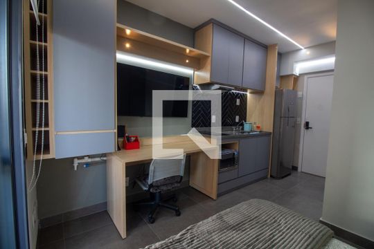 Studio de kitnet/studio para alugar com 1 quarto, 25m² em Brooklin, São Paulo