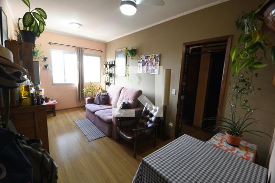 Sala de apartamento à venda com 1 quarto, 55m² em Ponte Preta, Campinas