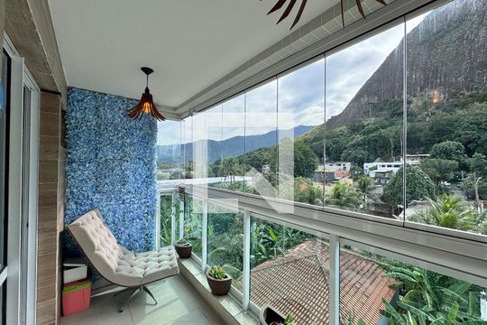 Varanda de apartamento à venda com 3 quartos, 126m² em Recreio dos Bandeirantes, Rio de Janeiro
