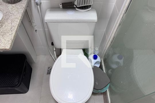 Suíte 1 - Banheiro de apartamento à venda com 3 quartos, 126m² em Recreio dos Bandeirantes, Rio de Janeiro