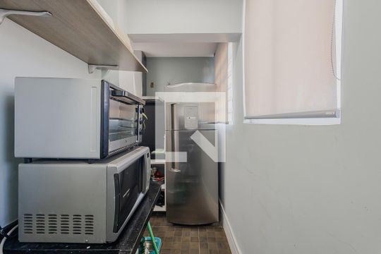 Área de Serviço de apartamento para alugar com 1 quarto, 45m² em Pinheiros, São Paulo