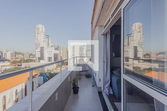 Varanda de apartamento para alugar com 1 quarto, 45m² em Pinheiros, São Paulo