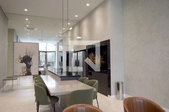 Área comum - Salão de festas de kitnet/studio para alugar com 1 quarto, 36m² em Pinheiros, São Paulo