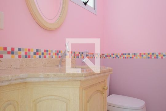Lavabo da Sala de casa de condomínio para alugar com 5 quartos, 290m² em Vila Carrão, São Paulo