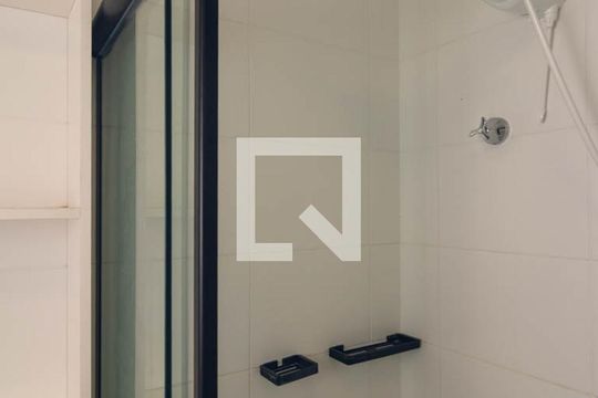 Banheiro de apartamento para alugar com 1 quarto, 25m² em Vila Buarque, São Paulo