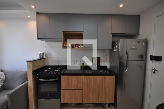 Cozinha de apartamento à venda com 1 quarto, 32m² em Vila Guilherme, São Paulo