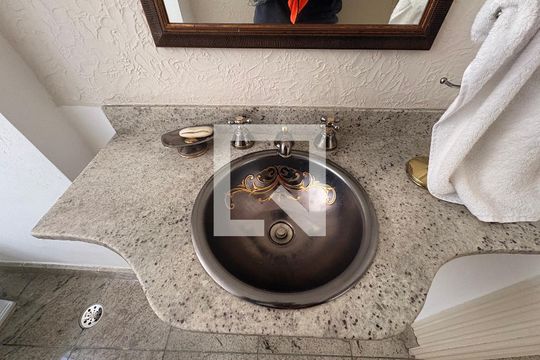 Lavabo da Sala de apartamento à venda com 4 quartos, 250m² em Morro dos Ingleses, São Paulo