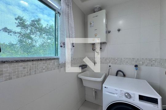 Cozinha e Área de Serviço de apartamento para alugar com 2 quartos, 83m² em Recreio dos Bandeirantes, Rio de Janeiro
