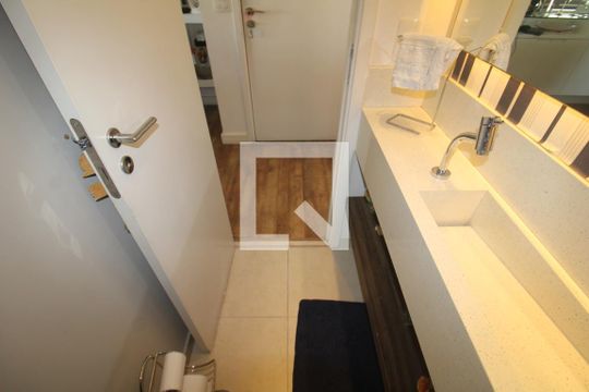 Lavabo de apartamento à venda com 3 quartos, 110m² em Lauzane Paulista, São Paulo