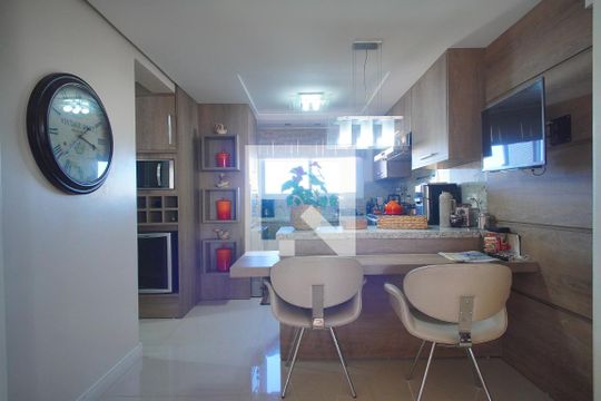 Cozinha de apartamento à venda com 2 quartos, 193m² em Morro do Espelho, São Leopoldo