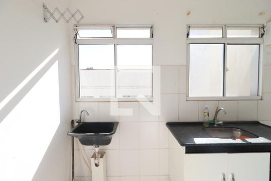 Cozinha de apartamento para alugar com 2 quartos, 48m² em Vila Albertina, Ribeirão Preto