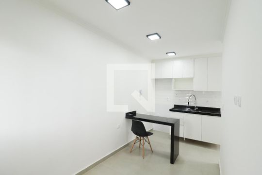 Sala/Cozinha de apartamento para alugar com 1 quarto, 31m² em Vila Dom Pedro Ii, São Paulo