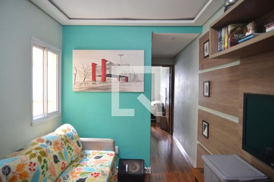 Sala de apartamento à venda com 2 quartos, 100m² em Jardim Santo Alberto, Santo André