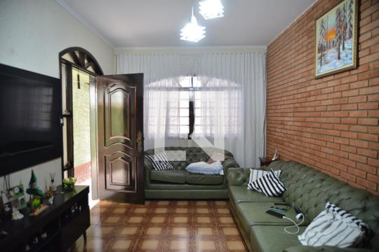 Sala de casa à venda com 3 quartos, 125m² em Vila Valparaíso, Santo André