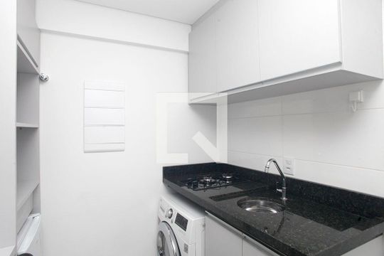 Cozinha de apartamento para alugar com 1 quarto, 30m² em Centro Histórico, Porto Alegre