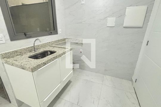 Sala/Cozinha de apartamento à venda com 2 quartos, 69m² em Jardim do Estádio, Santo André