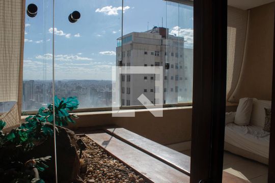 Varanda de apartamento à venda com 5 quartos, 372m² em Serra, Belo Horizonte