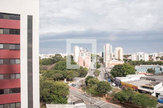 Vista da Varanda de apartamento à venda com 1 quarto, 30m² em Mirandópolis, São Paulo