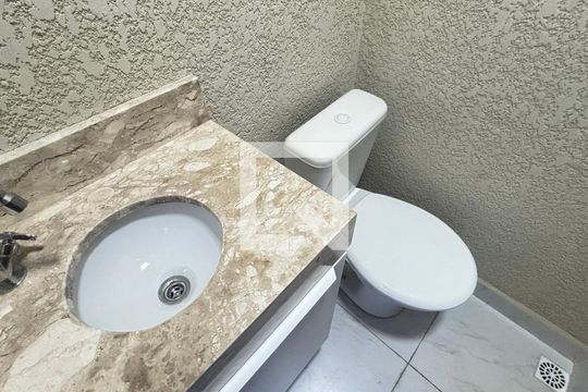 Cobertura - Banheiro de apartamento à venda com 2 quartos, 112m² em Jardim do Estádio, Santo André