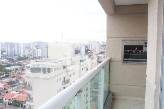 Vista da Sacada de apartamento à venda com 3 quartos, 76m² em Vila Milton, Guarulhos