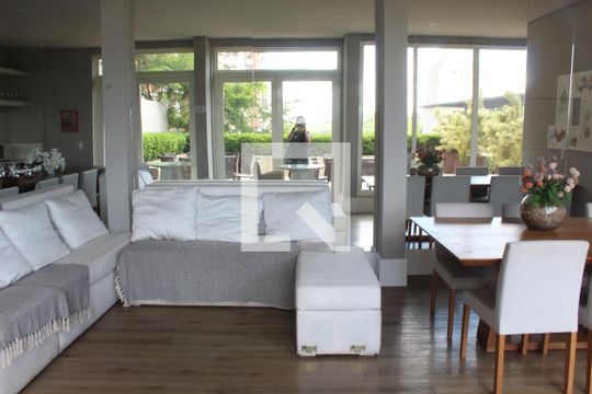 Área comum - Salão de festas de apartamento para alugar com 1 quarto, 38m² em Granja Viana, Cotia