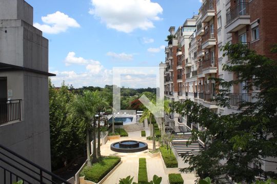Fachada de apartamento para alugar com 1 quarto, 38m² em Granja Viana, Cotia