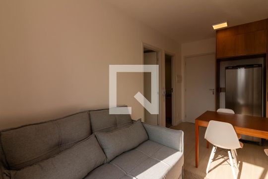 Sala de apartamento à venda com 2 quartos, 36m² em Moema, São Paulo