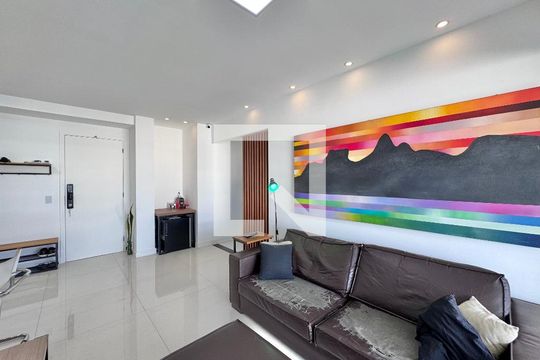 Sala de apartamento à venda com 2 quartos, 160m² em Barra da Tijuca, Rio de Janeiro