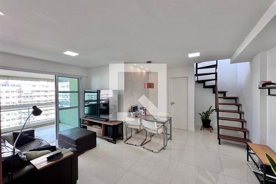 Sala de apartamento à venda com 2 quartos, 160m² em Barra da Tijuca, Rio de Janeiro
