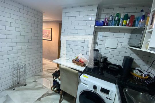 Cozinha de apartamento à venda com 2 quartos, 55m² em Anil, Rio de Janeiro