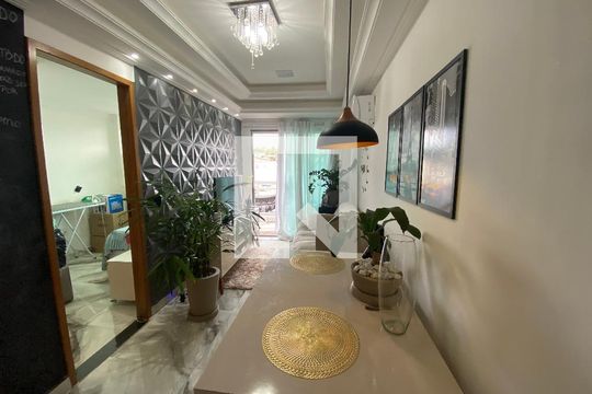 Sala de apartamento à venda com 2 quartos, 55m² em Anil, Rio de Janeiro