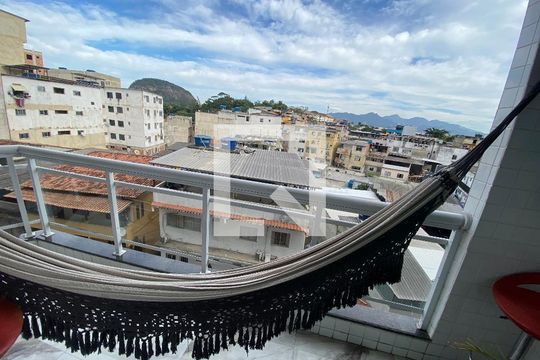 Varanda da Sala de apartamento à venda com 2 quartos, 55m² em Anil, Rio de Janeiro
