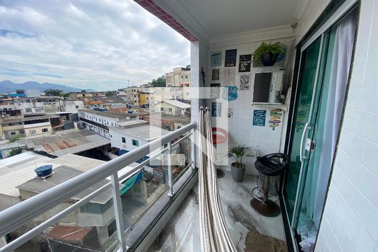 Varanda da Sala de apartamento à venda com 2 quartos, 55m² em Anil, Rio de Janeiro