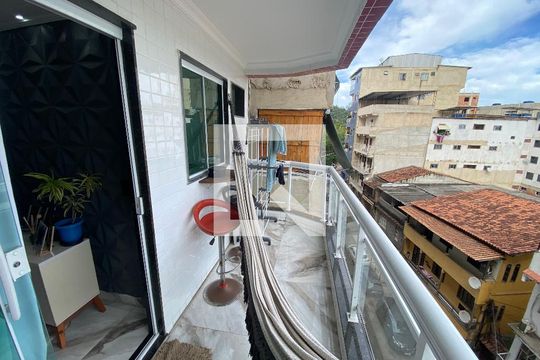 Varanda da Sala de apartamento à venda com 2 quartos, 55m² em Anil, Rio de Janeiro