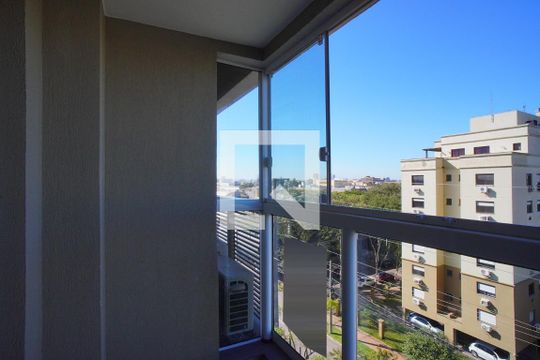 Sala - Varanda de apartamento à venda com 2 quartos, 64m² em São Geraldo, Porto Alegre