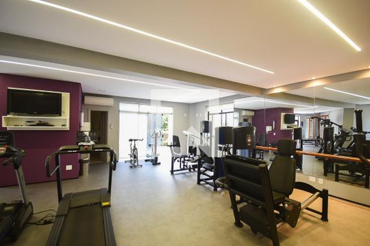 Área comum - Academia de apartamento para alugar com 4 quartos, 270m² em Vila Andrade, São Paulo