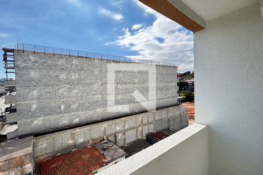 Sala - Sala de Jantar Varanda de apartamento para alugar com 2 quartos, 45m² em Vila Palmares, Santo André