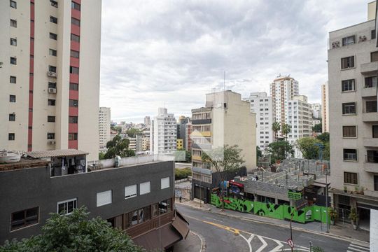 Vista da Varanda do Stufio de kitnet/studio à venda com 1 quarto, 22m² em Bela Vista, São Paulo
