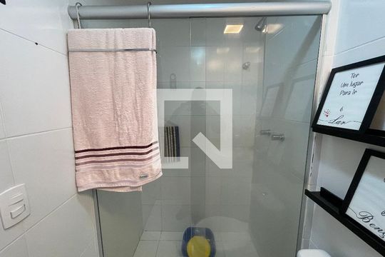 Banheiro Social de apartamento para alugar com 2 quartos, 78m² em Jardim das Vertentes, São Paulo