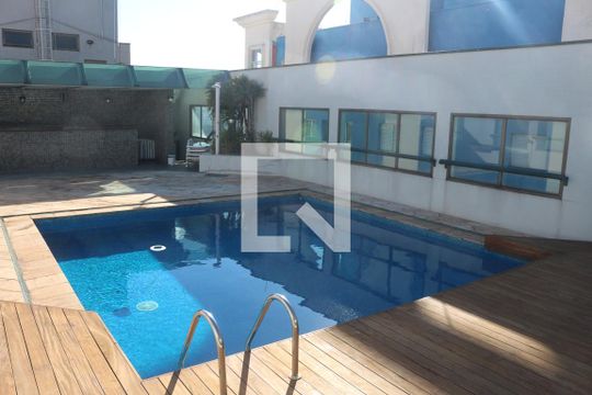 Área comum - Piscina de apartamento para alugar com 1 quarto, 40m² em Cerâmica, São Caetano do Sul