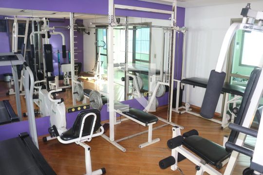 Área comum - Academia de apartamento para alugar com 1 quarto, 40m² em Cerâmica, São Caetano do Sul