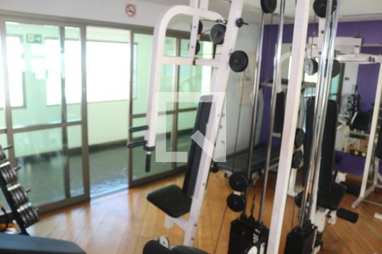 Área comum - Academia de apartamento para alugar com 1 quarto, 40m² em Cerâmica, São Caetano do Sul