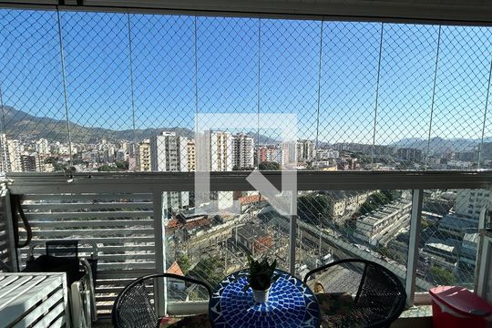 Varanda da Sala de apartamento à venda com 3 quartos, 145m² em Cachambi, Rio de Janeiro