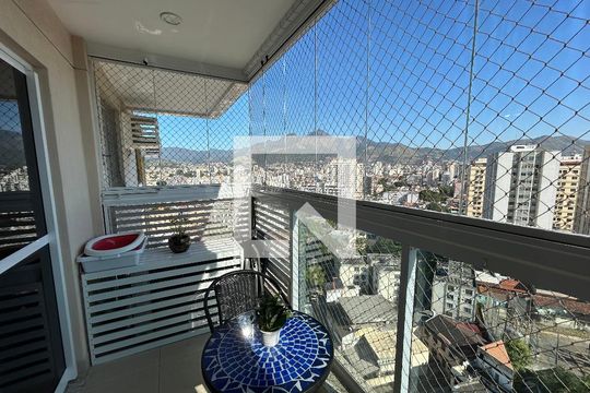 Varanda da Sala de apartamento à venda com 3 quartos, 145m² em Cachambi, Rio de Janeiro
