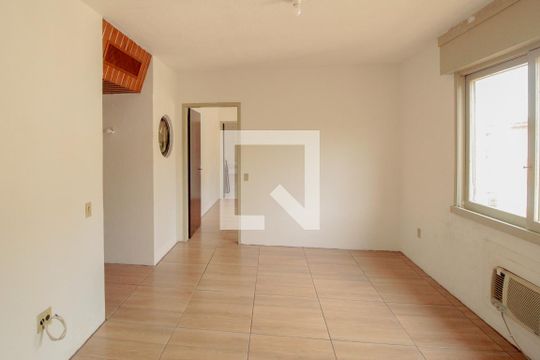 Sala de apartamento à venda com 1 quarto, 65m² em Jardim do Salso, Porto Alegre
