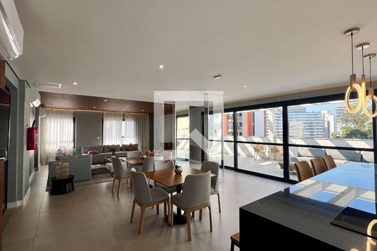 Área comum de kitnet/studio para alugar com 1 quarto, 30m² em Pinheiros, São Paulo