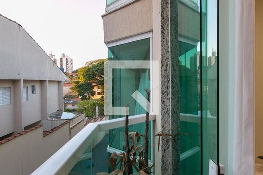 Varanda da Sala de casa de condomínio à venda com 2 quartos, 90m² em Vila Carmosina, São Paulo