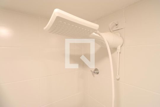 Detalhe do banheiro de apartamento à venda com 1 quarto, 25m² em Barra Funda, São Paulo
