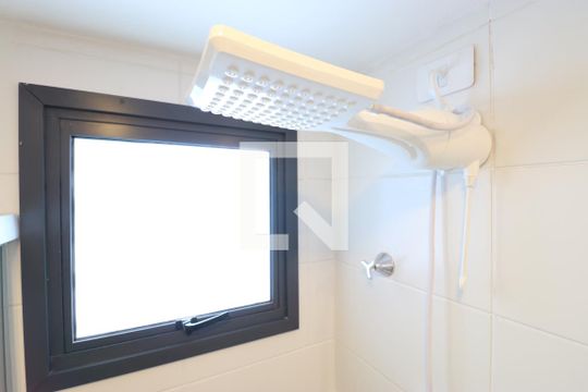 Detalhe do banheiro de apartamento à venda com 1 quarto, 25m² em Barra Funda, São Paulo