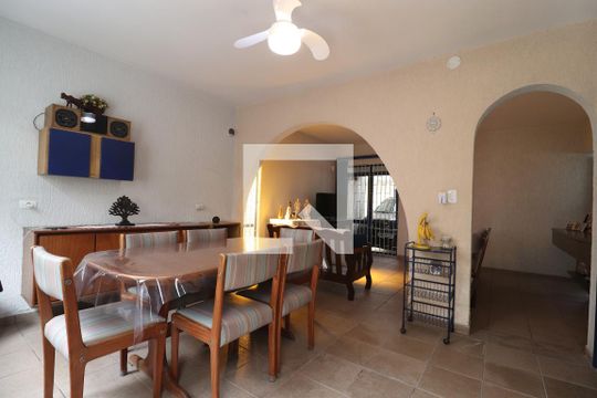 Sala de Jantar de casa à venda com 3 quartos, 140m² em Vila Valparaíso, Santo André